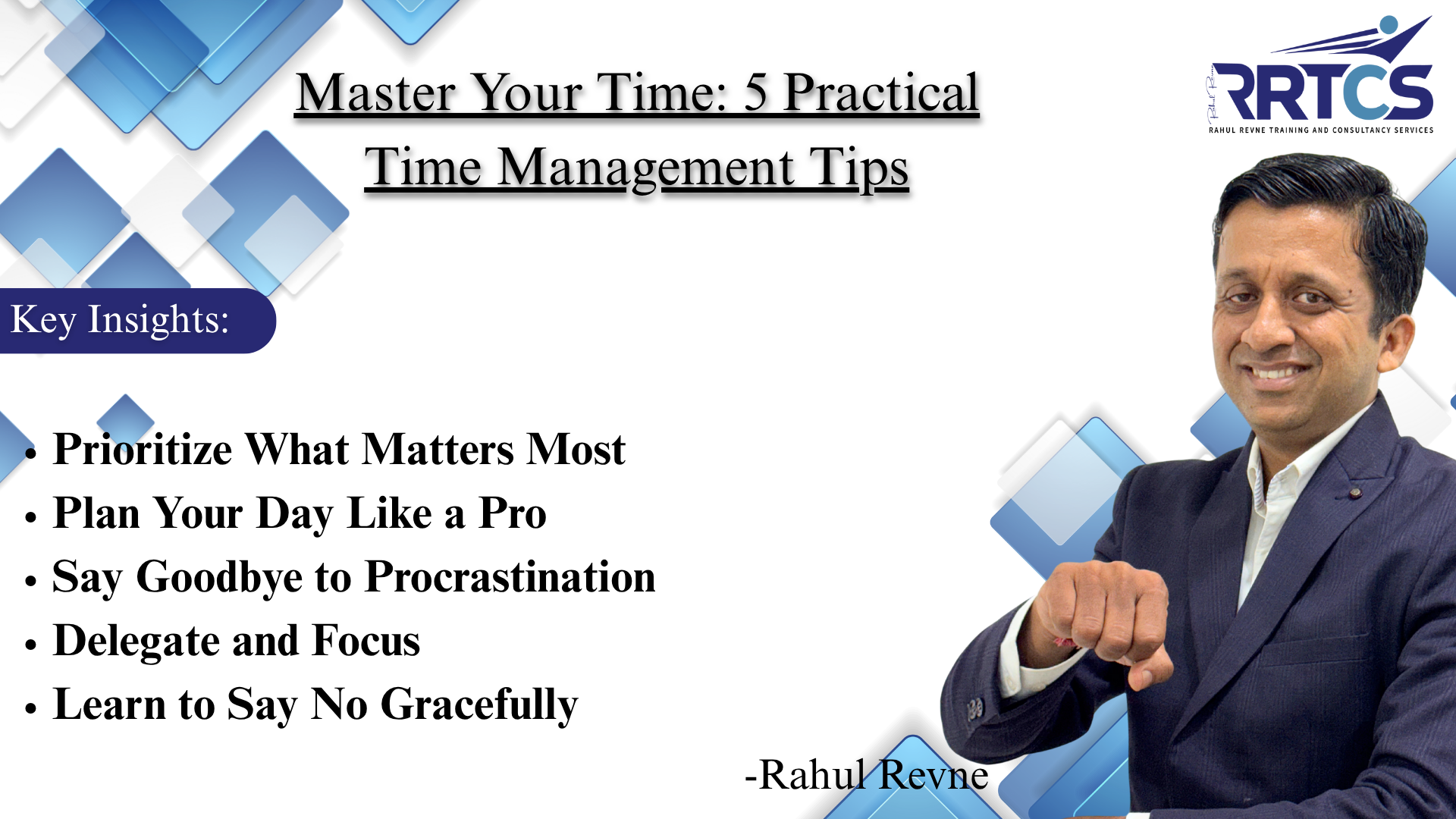Flat lay of a productivity workspace with a planner, laptop, and clock symbolizing effective time management strategies