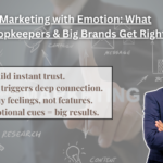 Emotional marketing examples – chocolates at eye level, celebrity endorsements, nostalgic advertising – showing how small tactics create deep customer connections.