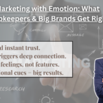 Emotional marketing examples – chocolates at eye level, celebrity endorsements, nostalgic advertising – showing how small tactics create deep customer connections.