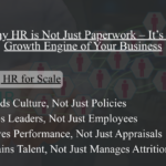 HR as the growth engine of business — infographic showing how modern HR builds culture, hires leaders, drives performance, retains talent, and enables systems for sustainable business growth.